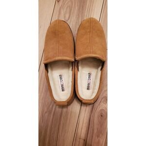 Minnetonka Leather Shoes Buckskin Color Women's Sherling‎ Interior Size 8